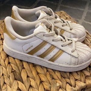 Adidas Superstar White/Gold